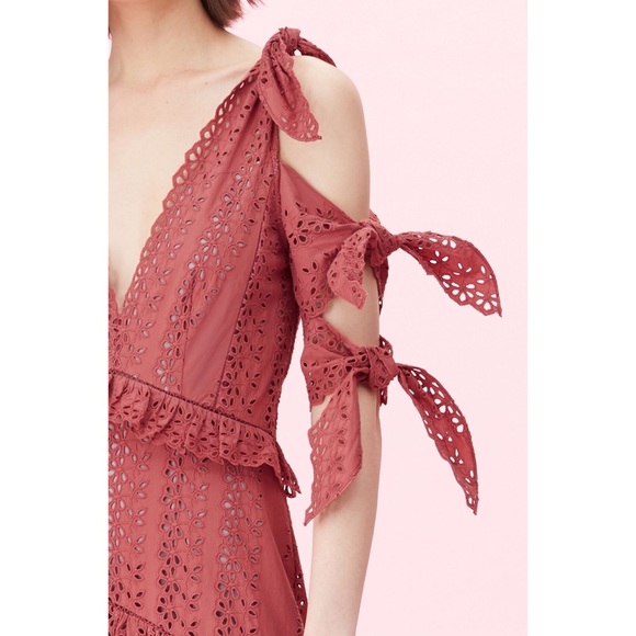 Rebecca Taylor KARINA EYELET BOW DRESS - Picture 5 of 6